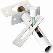 Картинка Задвижка СЕКРЕТ-КИРОВ ЗД 05 белая врезная (скин-упак.)